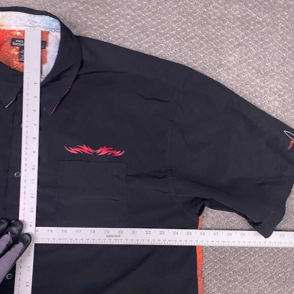 Vintage No Boundaries Shirt Men's XL Button Up Down Surf Surfing Skate 90s Y2K - Picture 5 of 8